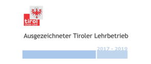Ausgezeichneter Tiroler Lehrbetreib Ausgezeichneter Tiroler Lehrbetreib